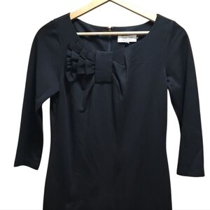 Sz 8 Black Teri Jon Sport Sheath Dress City Chic